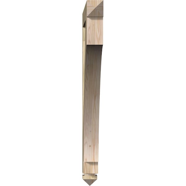 Imperial Arts & Crafts Rough Sawn Bracket, Douglas Fir, 4W X 48D X 48H